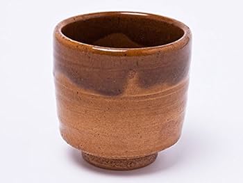 Amazon | 大樋長左衛門 作 飴釉湯呑 oohi-01 | 大樋長左衛門